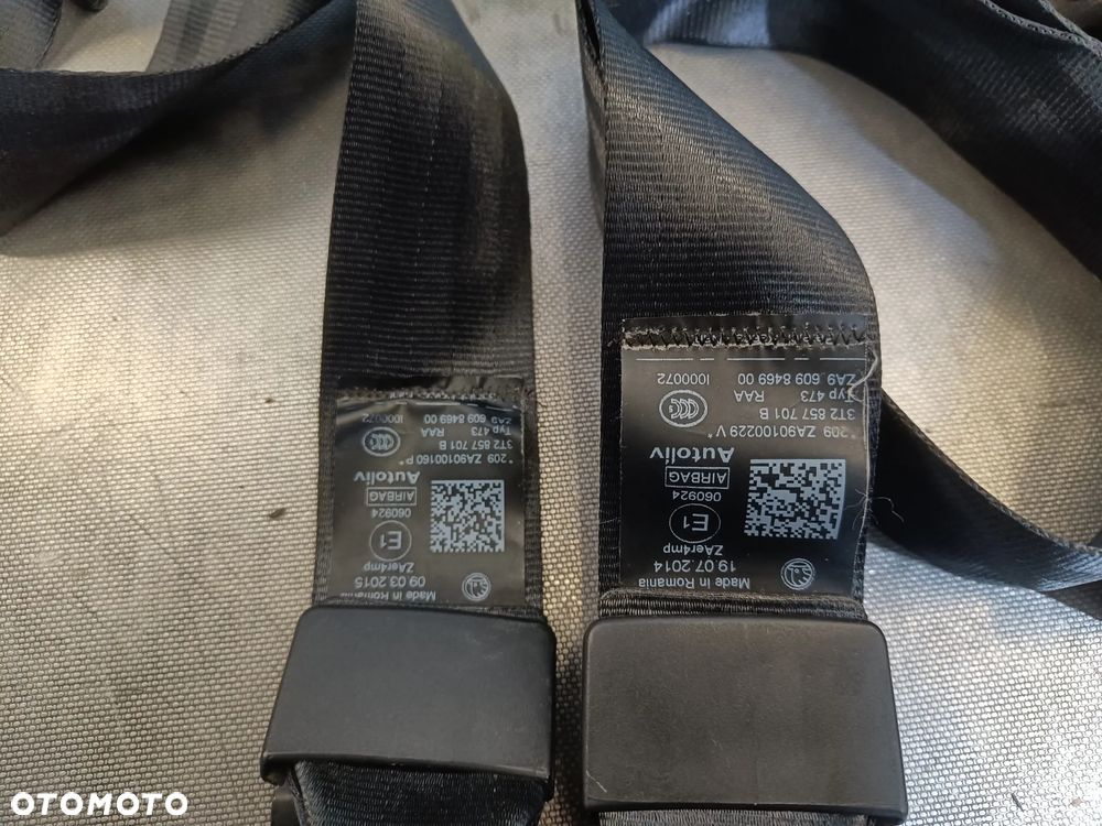 Pas Bezpieczeństwa Skoda Superb 2 II Pasy Lewy Przód Przedni 3T2857701B - 6