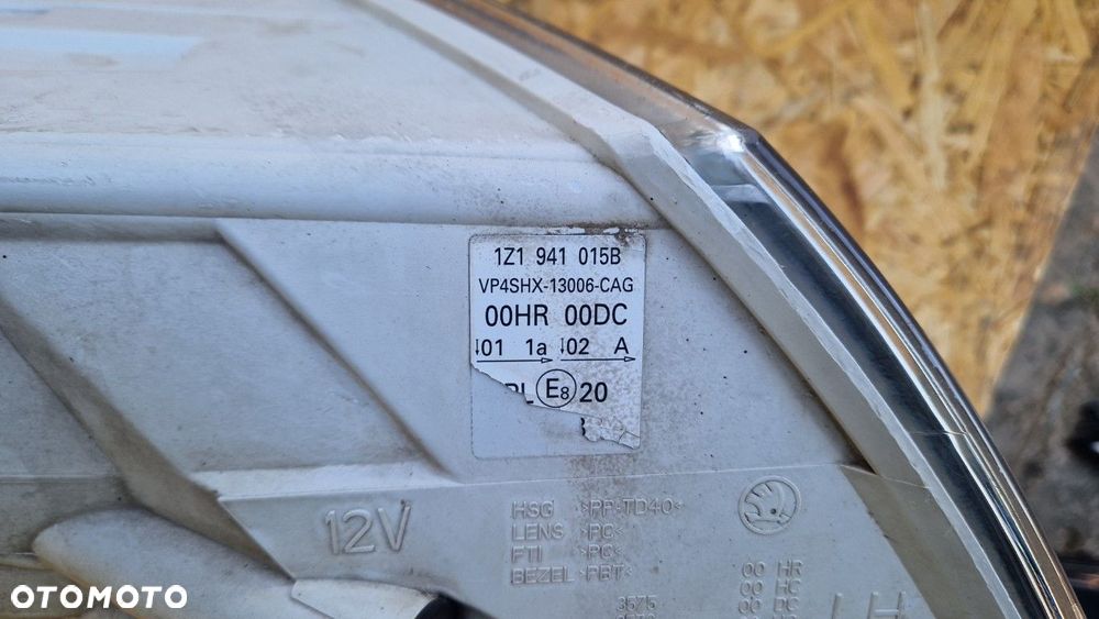 SKODA OCTAVIA 2 II LAMPA PRZÓD PRZEDNIA LEWA  EUROPA XENON - 3