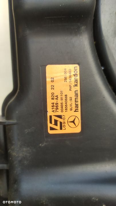 MERCEDES ML GL 164 SUBWOOFER GŁOŚNIK HARMAN KARDON  A 1648202202 - 3