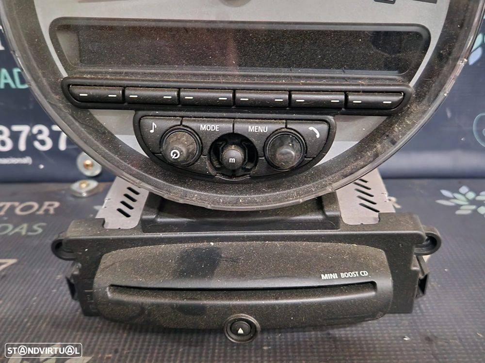 Rádio usado MINI ONE COOPER R56 6512-3456871-02 R55 R57 CLUBMAN - 2