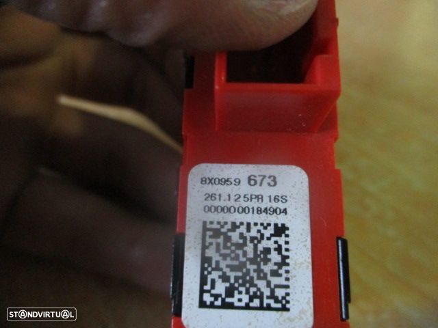 Interruptor 8X0959673 AUDI A1 2013 DESEMBAÇIADOR DE VIDRO, Control Tração AUDI A1 SPORTBACK 8X FASE 2  2017 1.6TDI 115CV 5P PRETO - 3