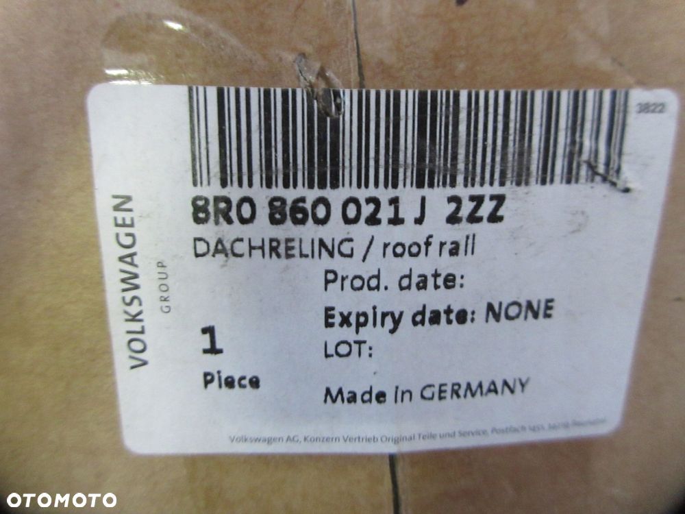 audi q5 08-17 relingi reling dachowy 8r0860021j komplet 2 szt - 7