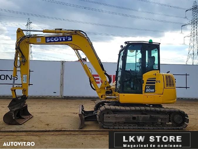 Komatsu PC80MR-5E0 Excavator, TOP !!! - 4