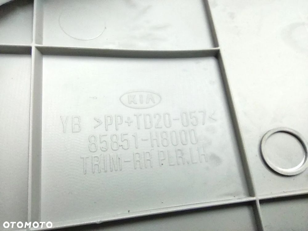 OSŁONA SŁUPKA 85851-H8000 KIA RIO IV 5 DRZWI HATCHBACK LEWA TYLNA ORYGINAŁ - 5