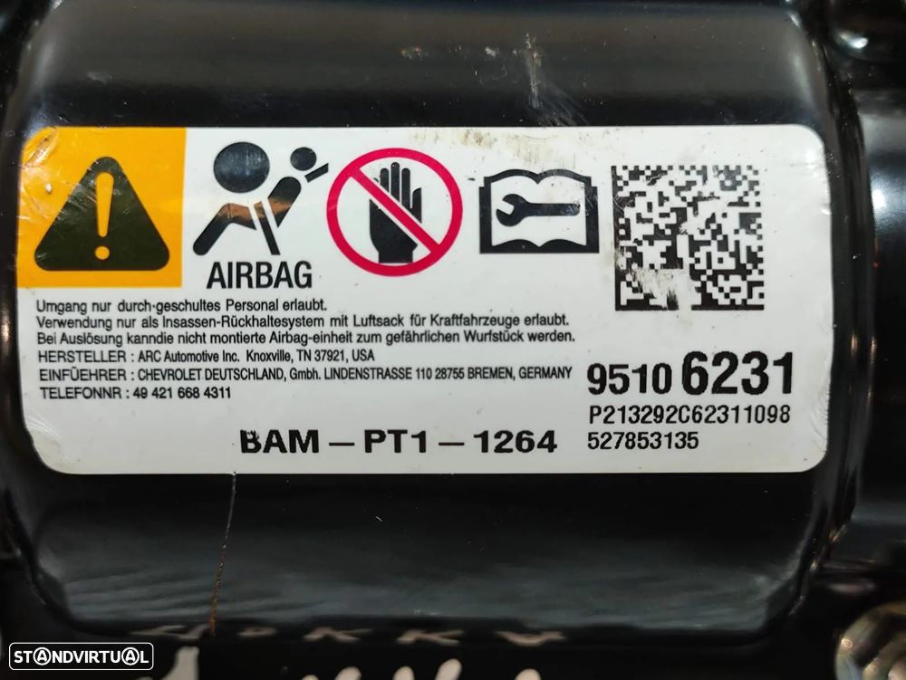 Airbag passageiro Opel Mokka J13 - 6