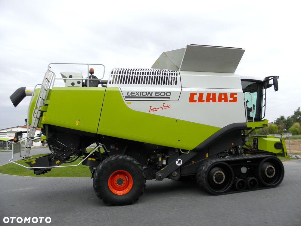Claas Lexion 600 Terra Trac 2008 Rok, Najbogatsza Wersja, heder V1050, Nie Malowany, Stan Idealny - 10