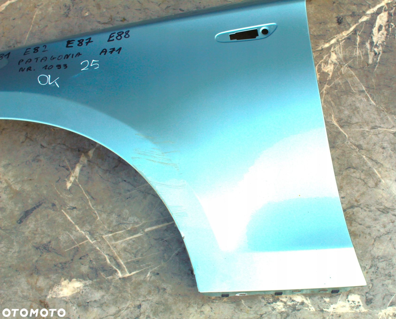 BŁOTNIK PRZÓD LEWY BMW E81 E82 E87 A71 PATAGONIA - 2