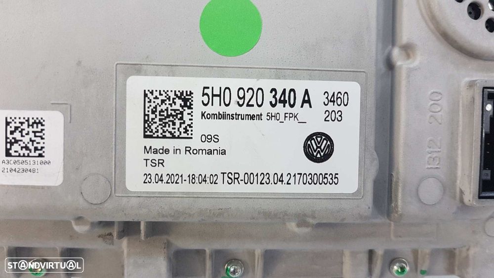 QUADRANTE VOLKSWAGEN GOLF VIII LIM. (CD1) LIFE - 9