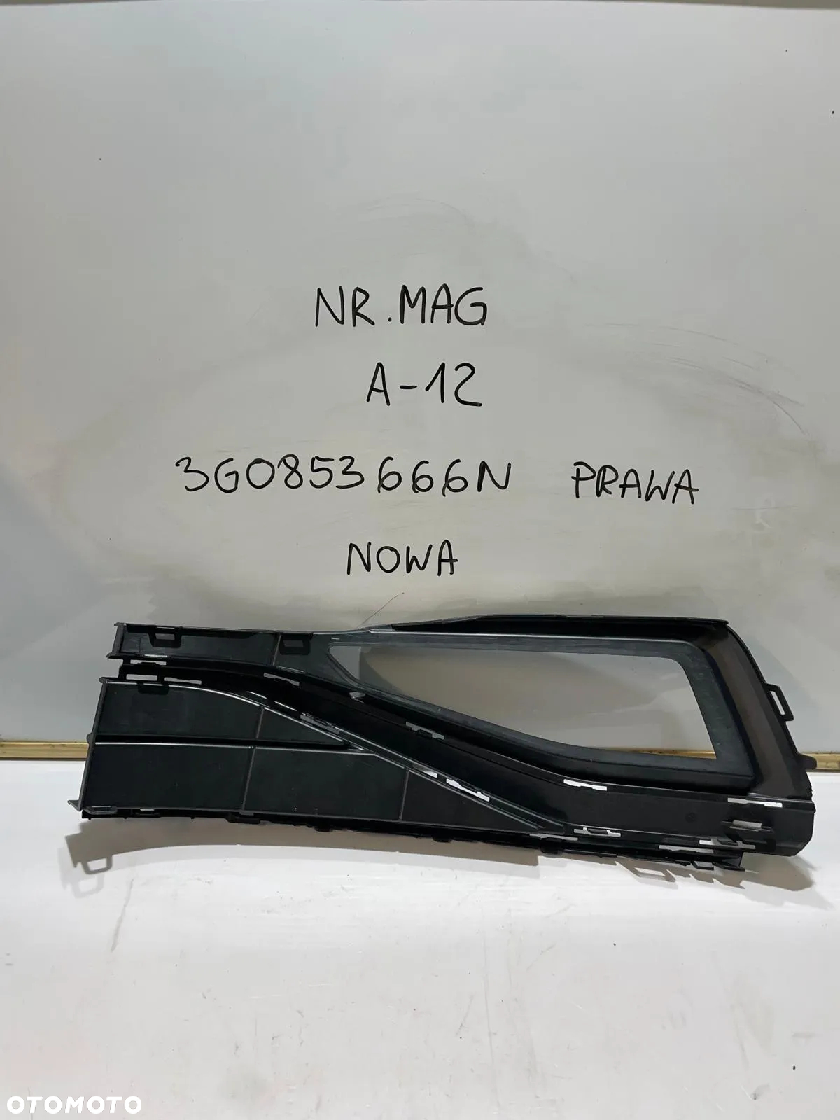 KRATKA ZDERZAKA PRAWA PRZÓD VW PASSAT B8 R-LINE 3G0853666N - 2