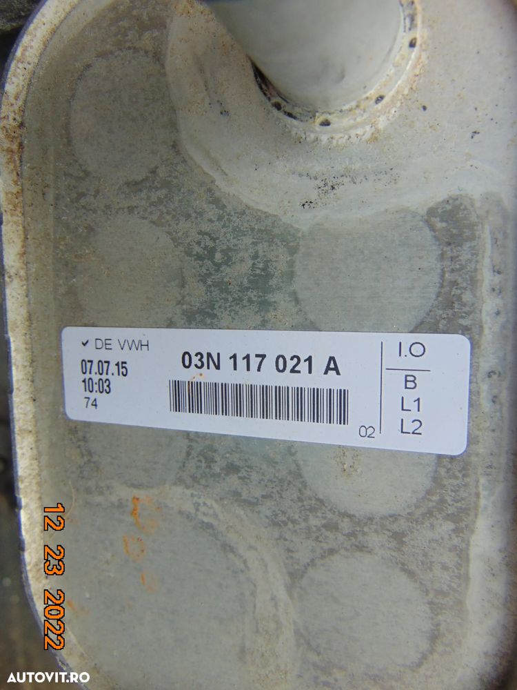 Carcasa filtru ulei cu racitor Audi A5 A6 A4 q5 2.0 CNH termoflot 2.0 - 2