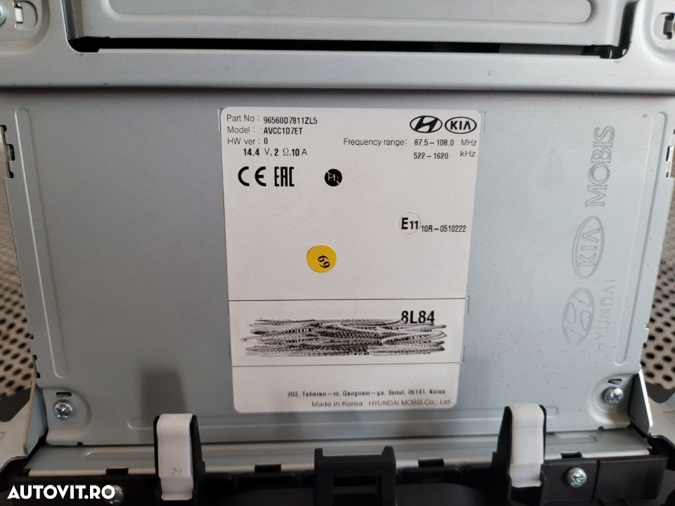 Unitate Navigatie Touchscreen Android Hyundai Tucson IX35 IX20 An 2017-2020 Facelift Cod 96560-D7811 - 7