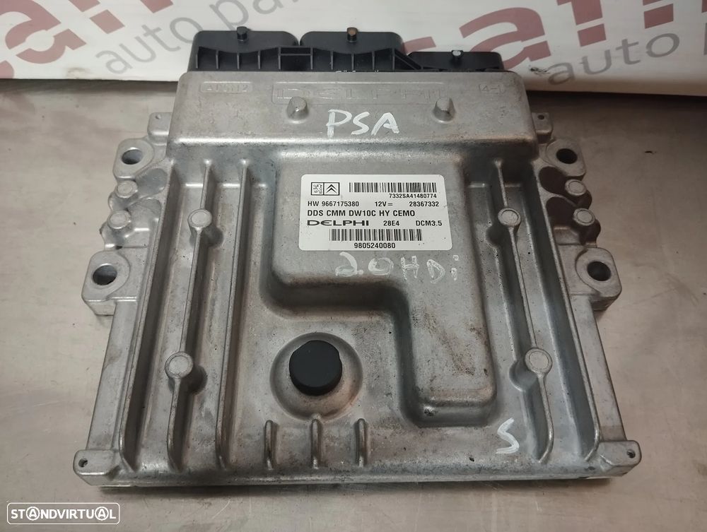 UNIDADE / CENTRALINA DO MOTOR PEUGEOT 3008 5008 508 / CITROEN DS4 DS5 2.0HDI 9667175380 28367332 9805240080 - 2