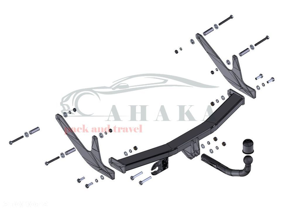 Hak Holowniczy Odkręcany Do Dacia Logan Mcv Ii Kombi 2013-2016 - 3