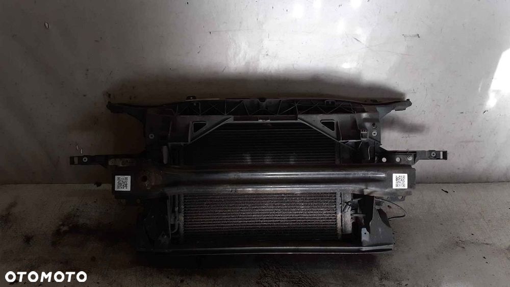 ^ PAS PRZEDNI SEAT LEON II DIESEL 2.0 TDI BELKA OKULAR CHŁODNICA WODY WENTYLATOR OBUDOWA ZAMEK KOMPLET - 1