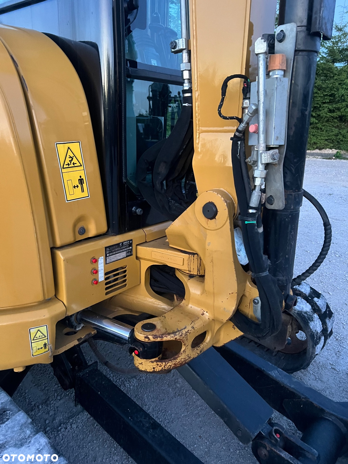 Caterpillar MINIKOPARKA CAT 303.5 E CR 2019r Catepillar 304 303 305 302,7 Bobcat e34 35 26 3x łyżka wiertnica grabie koparka mini gąsienicowa 3,5tony - 15