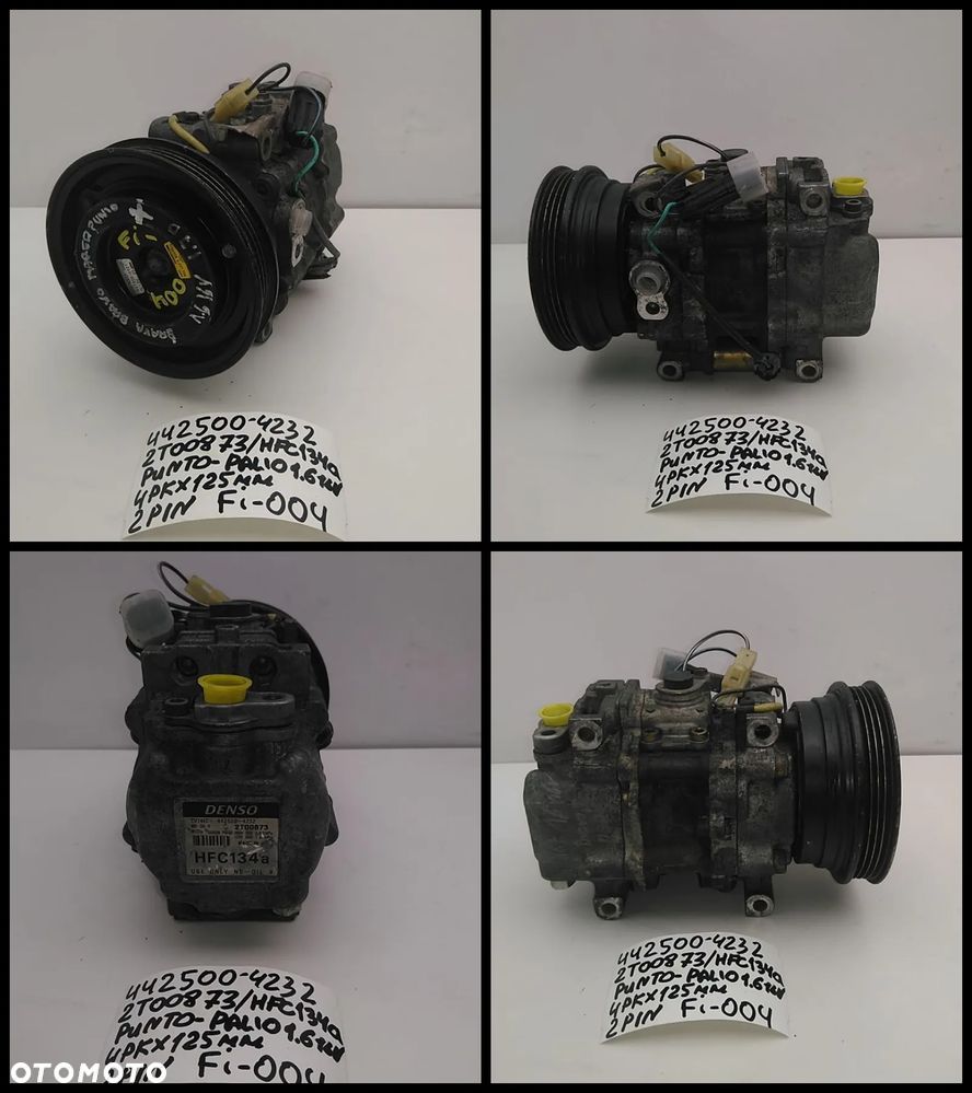 FIAT LANCIA ALFA ROMEO IVECO JEEP FI001-FI064 SPRĘŻARKA KOMPRESOR KLIMATYZACJI AUKCJA (1) - 3