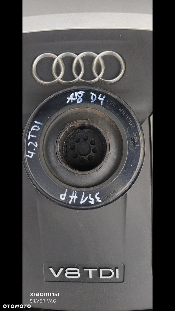 Koło pasowe wału Audi A8 D4 4.2 TDI Porsche Q7 VW 381HP 351HP PS KM korbowego - 11