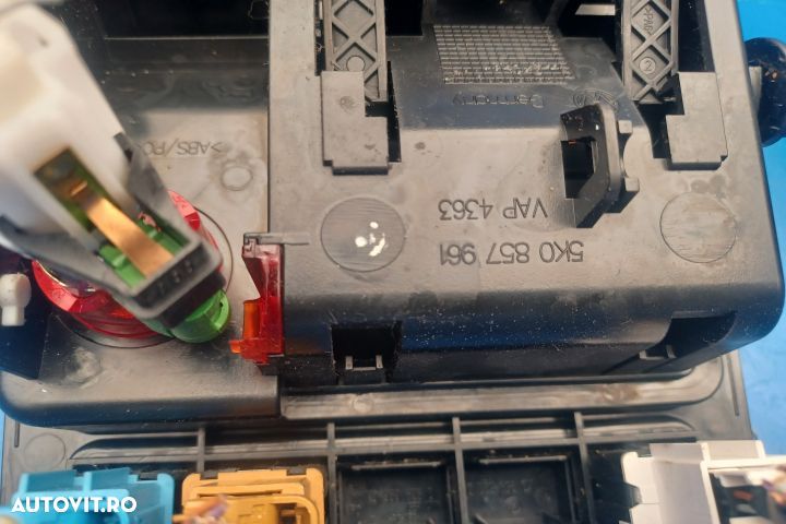 Scrumiera 5K0857961 5K0863475A Volkswagen VW Golf 6 [2008 - 2015] Hat - 1