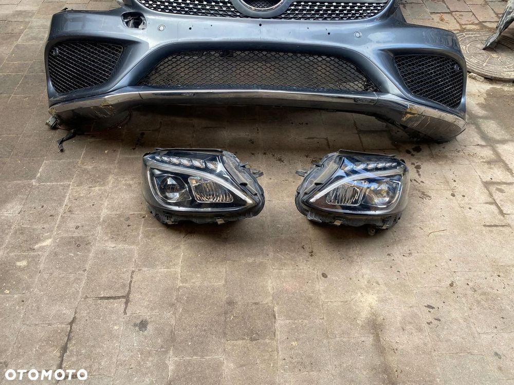 zderzak maska lampa pas przedni mercedes c klasa w205 205 coupe - 4