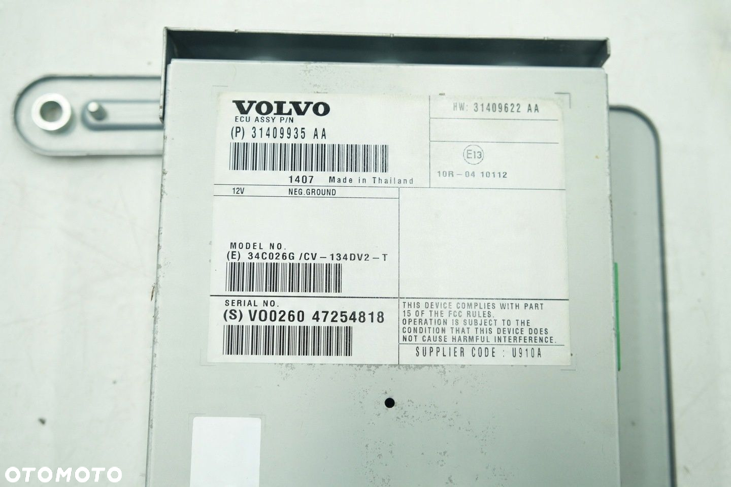 VOLVOV40 II S60 II V60 WZMACNIACZ RADIA 31409935 - 2