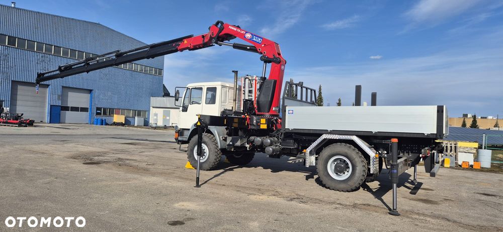 MAN LE 4x4 + nowy żuraw crane HDS HMF 3220-K5 RCS - 5