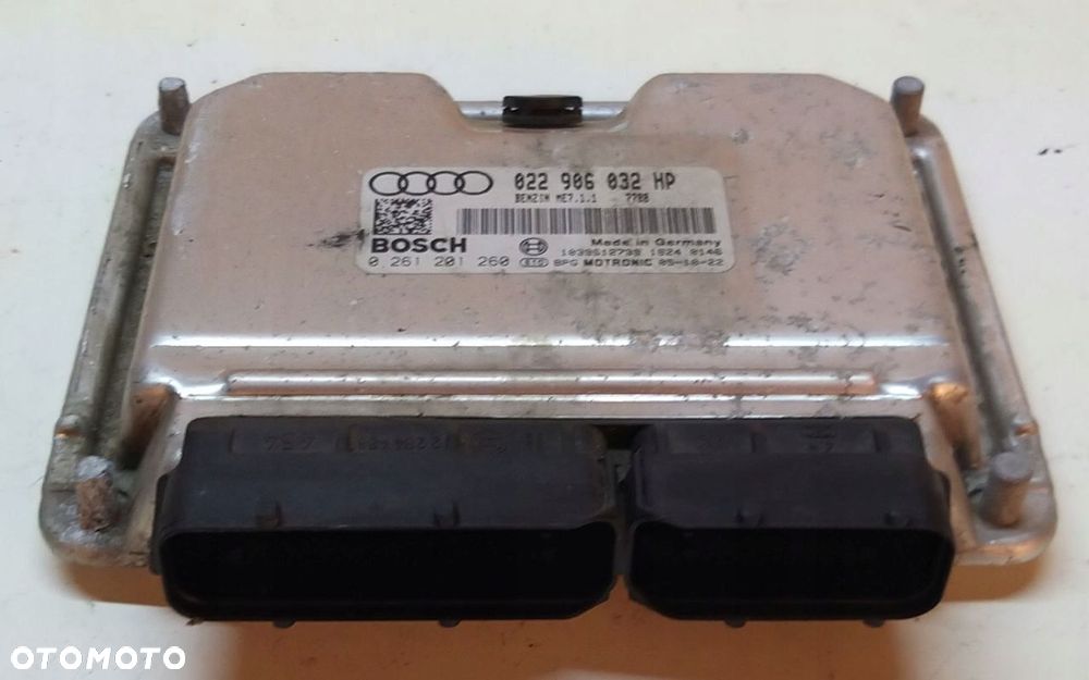Audi A3 8P 3.2 V6 022906032HP 0261201260 KOMPUTER STEROWNIK MODUŁ - 1