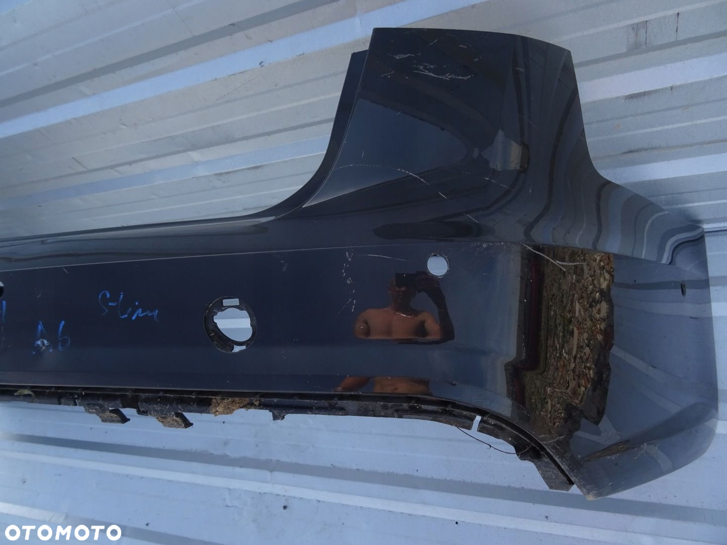 Zderzak tył tylny Audi A6 C7 4G9 kombi S-line lift - 3