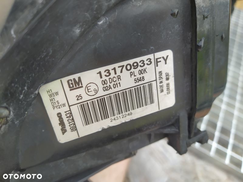 REFLEKTOR 2 SZT KPL EUROPA BIKSENON SKRĘTNY OPEL VECTR C LIFT 13170934 - 14