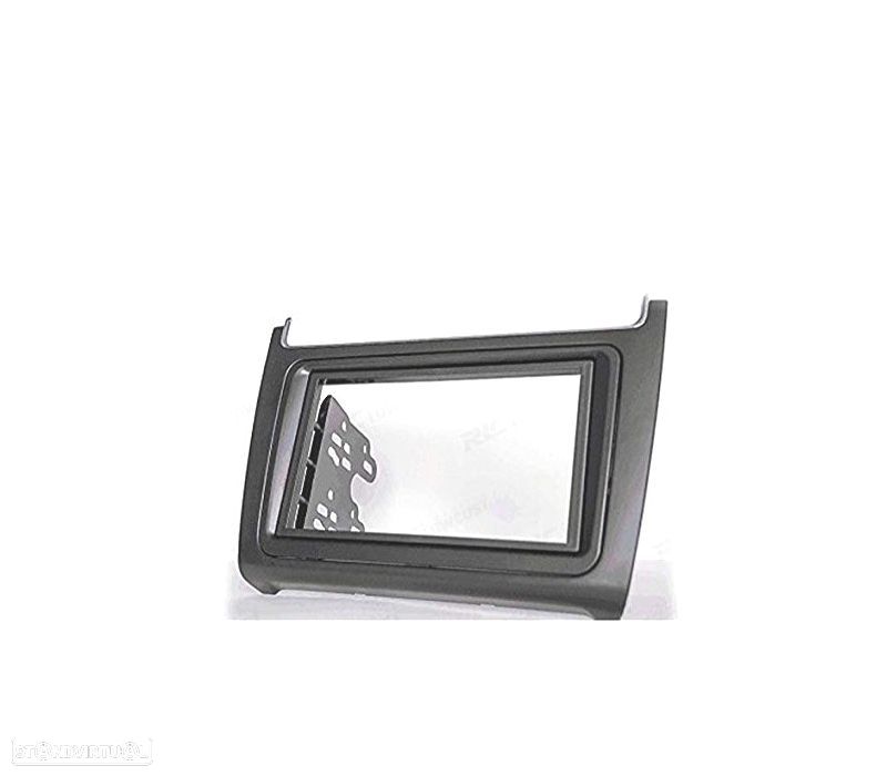 MOLDURA ADAPTADOR PRETO COMPLETO DE RÁDIO 2-DIN PARA VOLKSWAGEN VW POLO 14+ - 5