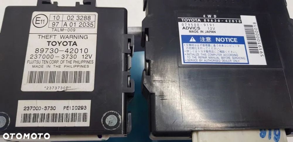 STEROWNIK MODUŁ ALARMU NAPĘDU TOYOTA RAV4 III 06- - 2