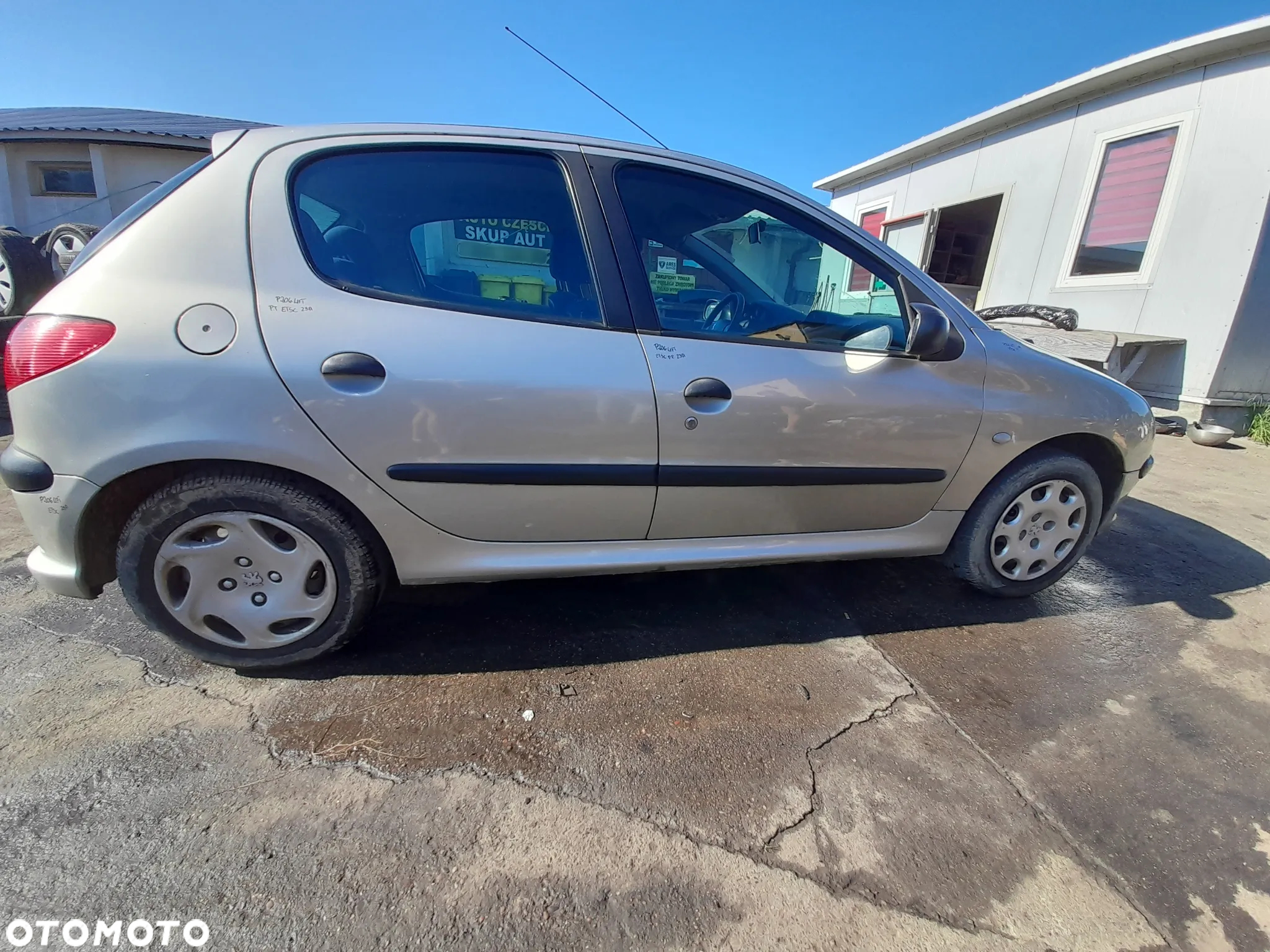PEUGEOT 206 LIFT DRZWI LEWY TYŁ LEWE TYLNE ETSC - 20