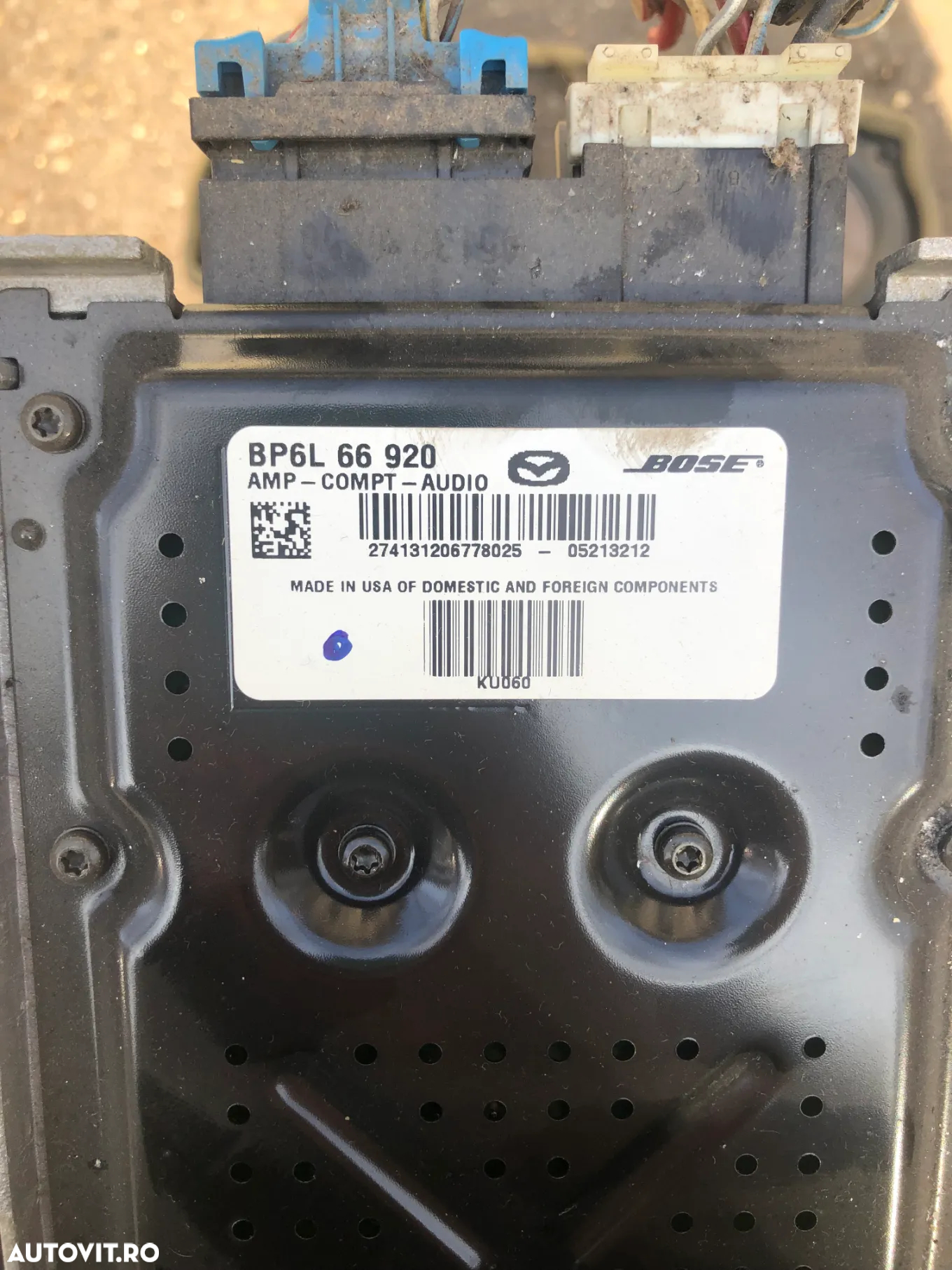 Sistem de muzica 4 boxe,2 tweetere si amplificator sunet Bose auto Mazda - 10