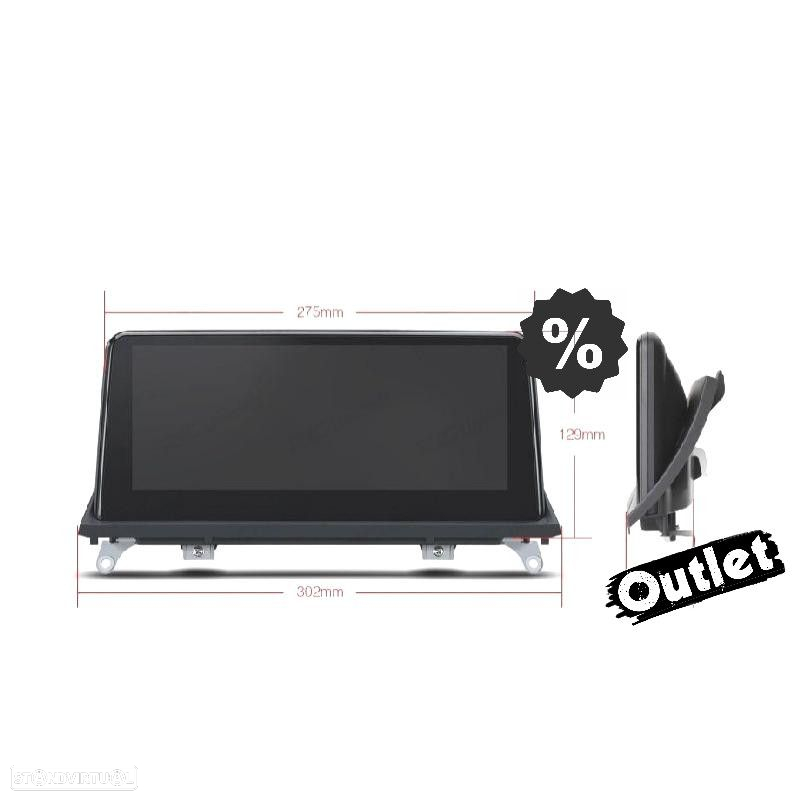 M010239L1 AUTO RÁDIO GPS ANDROID 10 BMW X5 E70 X6 E71 11-13 CIC - 12