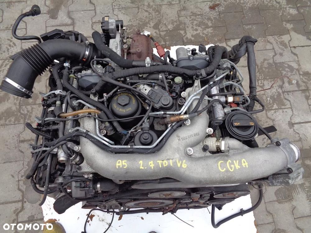 SILNIK CGK CGKA AUDI A5 A4 B8 2.7 TDI 78 TYS KOMPL - 8