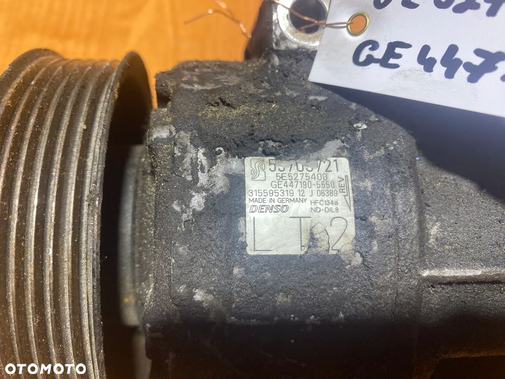 SPRĘŻARKA KLIMATYZACJI OPEL CORSA D 55703721 GE447190-5550 5E5275400 - 2