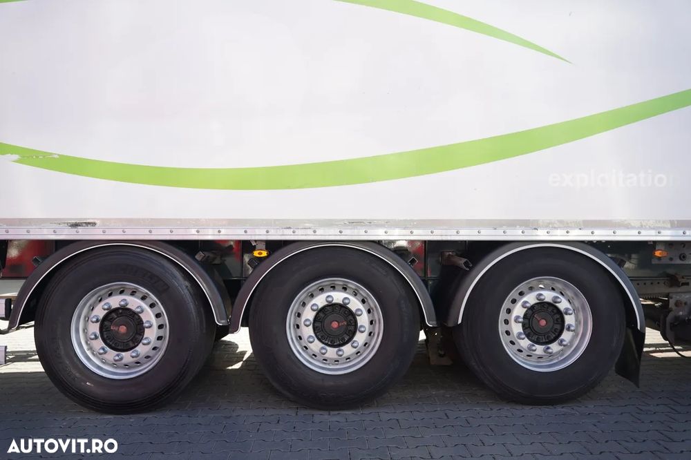 Fruehauf ONTAINER / DHOLLANDIA LIFT / 2x AXE RIDICATIVE / PODEA RESISTENTĂ / SAF / OBLOANĂ RULANTĂ - 22
