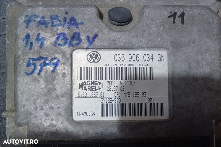 Calculator motor ECU 036906034GN - 1.4 BBY 036906034GN - 1.4 BBY Skod - 3