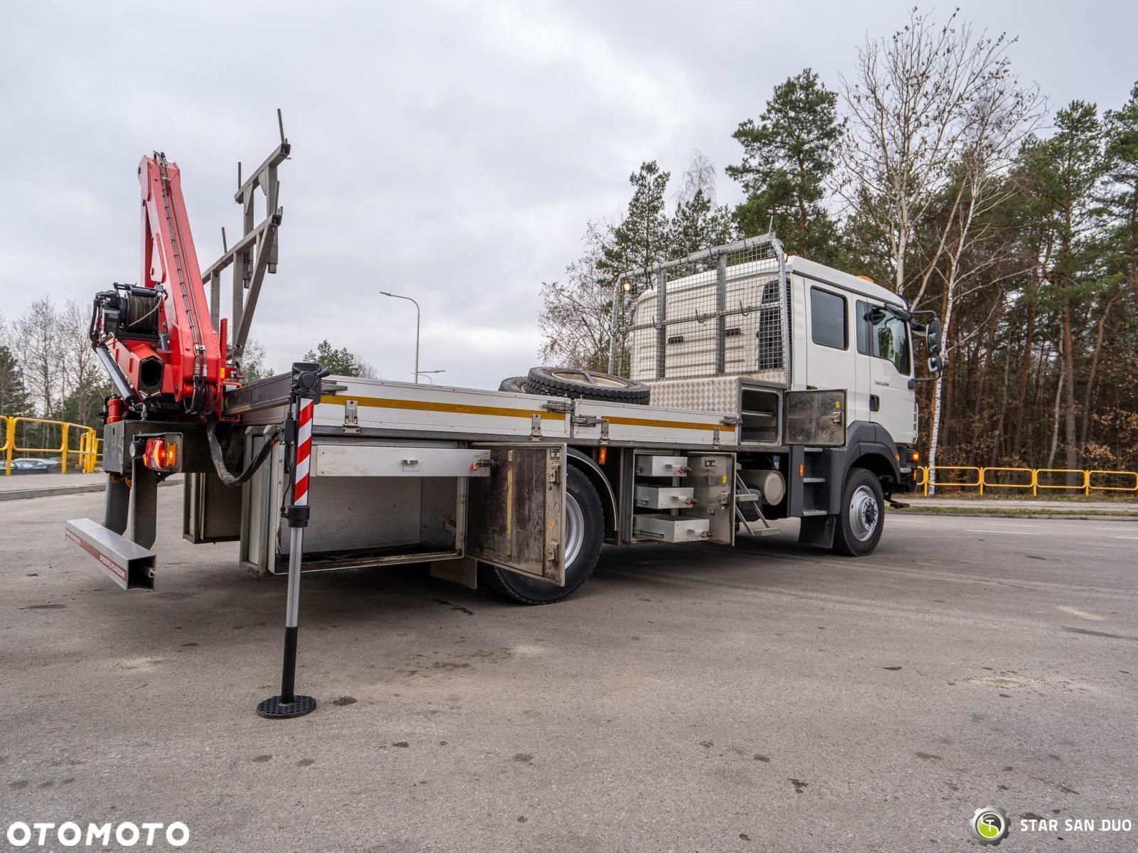 MAN TGM 13.290 4x4 BI FASSI F40B22 Żuraw Wciągarka DOKA - 12