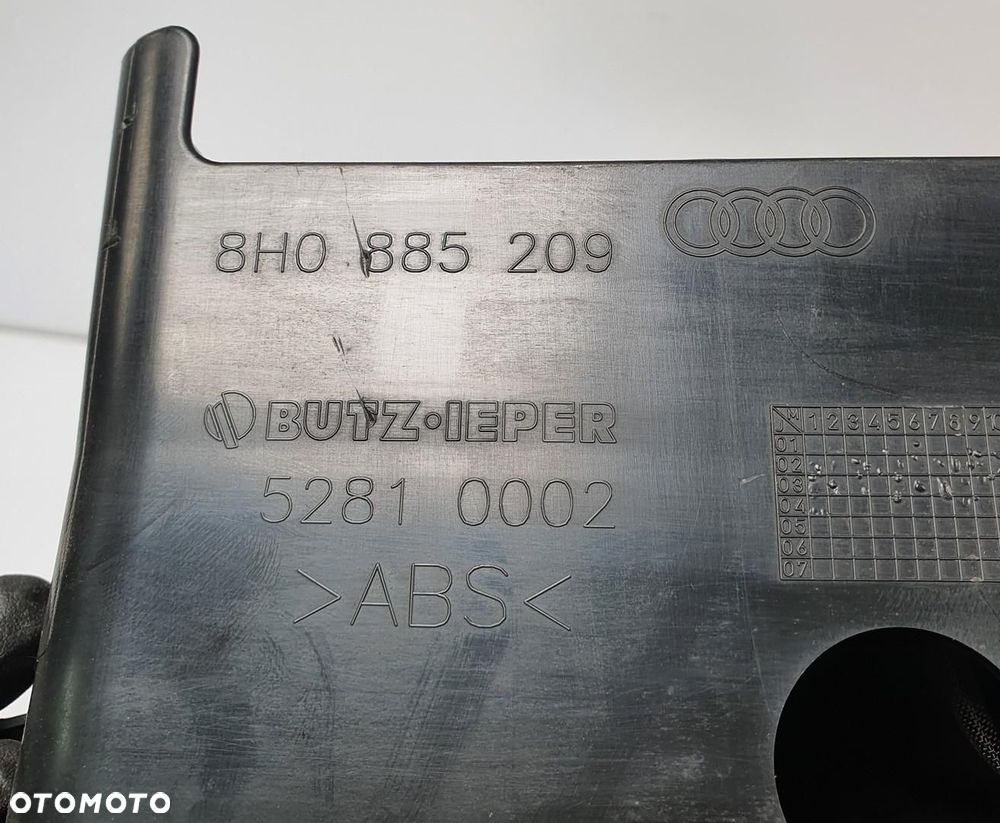 OSŁONA SCHOWEK POKROWIEC NA NARTY AUDI A4 B6 CABRIO 8H0885209 - 4