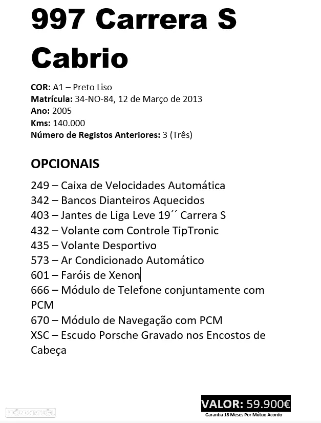 Porsche 911 (997) Carrera S Cabriolet Tiptronic - 34