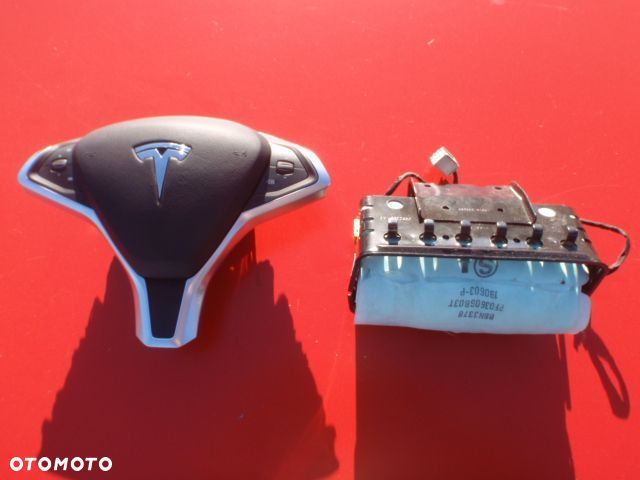 TESLA S X PODUSZKA AIRBAG KURTYNA DACHOWA AIR BAG DESKA KONSOLA PODUSZKI PASY PAS - 5