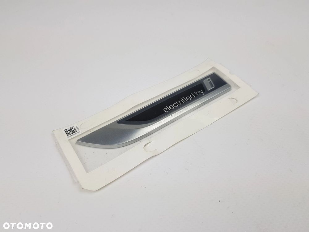 NOWY ORYGINALNY Emblemat Znaczek (electrified by i) BMW G30 G31 G38 5A2E911 - 1