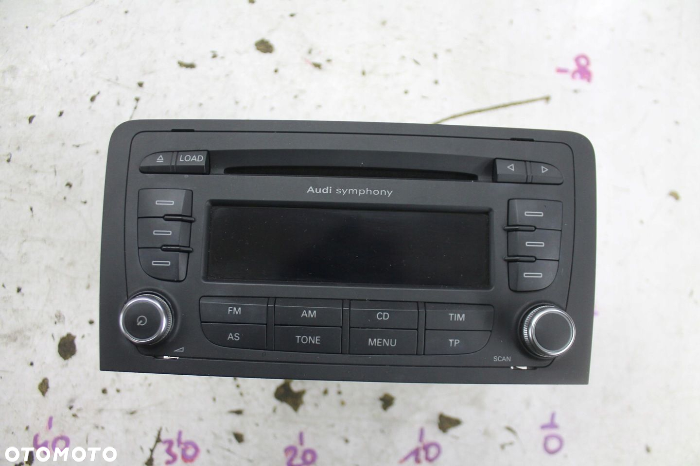 RADIO FABRYCZNE AUDI SYMPHONY 8P0035195M AUDI A3 8P LIFT 08-13 - 2