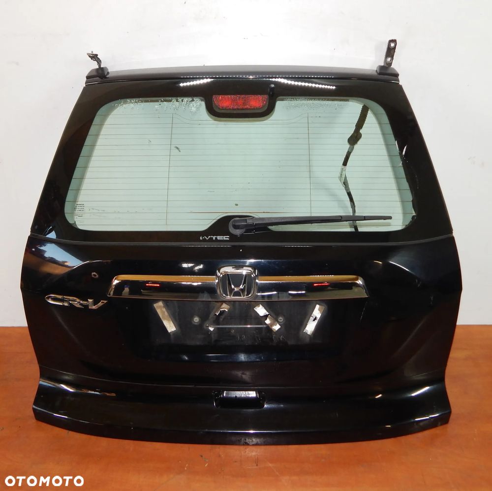 Klapa pokrywa bagażnika Honda CRV CR-V III 06-12 czarna B92P Łuków części - 1