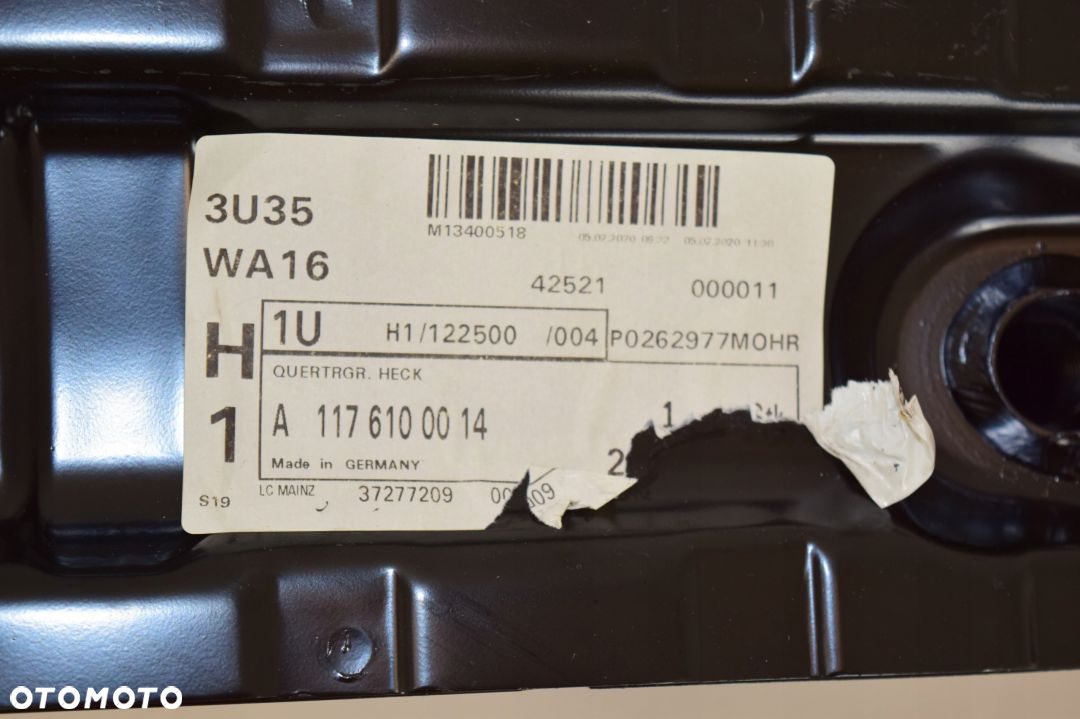 MERCEDES CLA W117 BELKA ZDERZAKA TYLNA TYŁ - 4