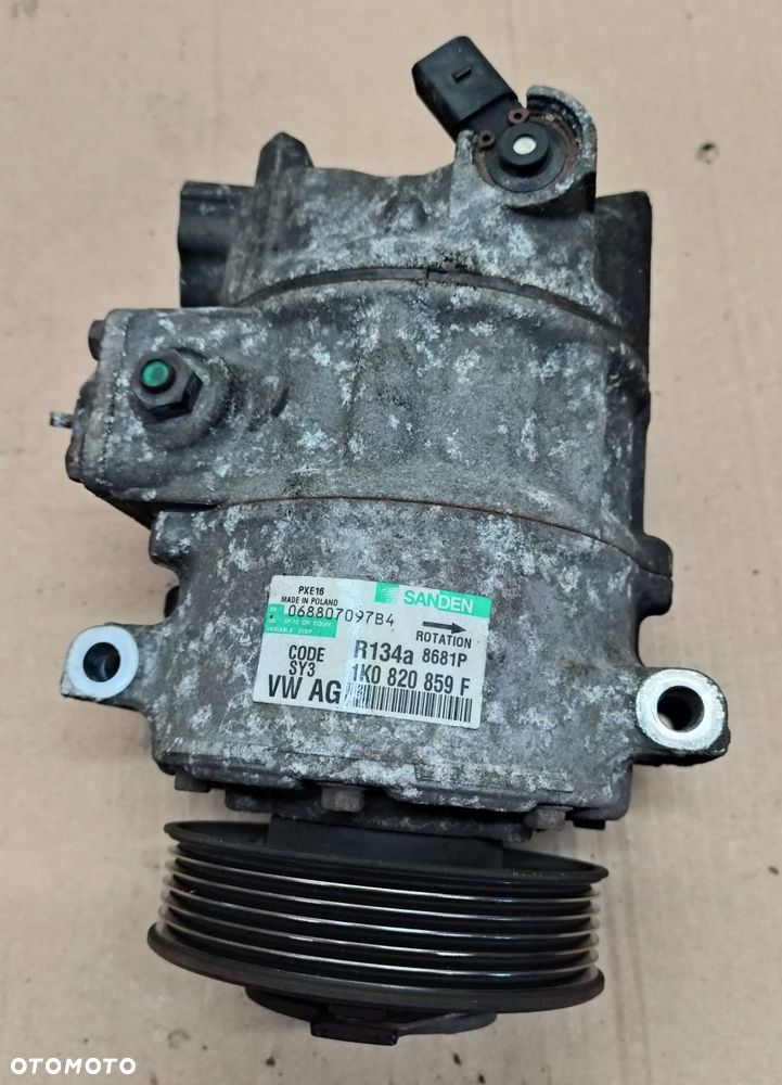 Passat B6 pompa klimatyzacji sprężarka kompresor 2,0TDI Golf V Touran Skoda Octavia II Audi Seat Leon Volkswagen - 2