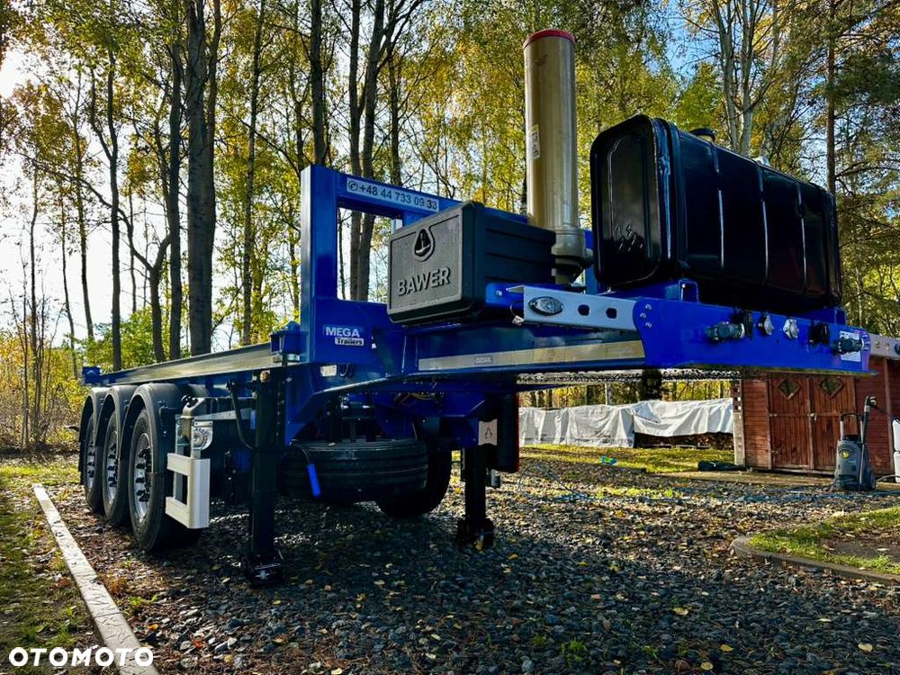 Inny MEGA TRAILERS - naczepa do przewozu kontenerów z wywrotem! z własną hydrauliką wywrotu! - 18