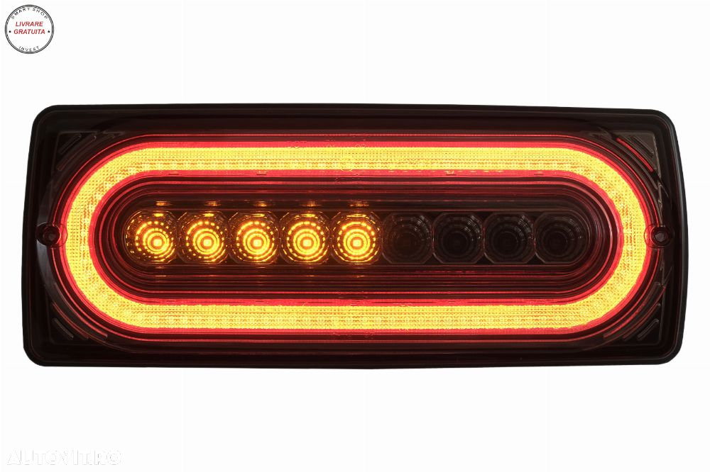 Stopuri Full LED Mercedes W463 G-Class (1989-2017) Semnal Secvential Dinamic Fumur- livrare gratuita - 4