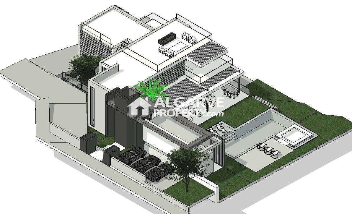 Fantástica moradia contemporânea V5 em fase de construção junto à prai - Grande imagem: 5/8