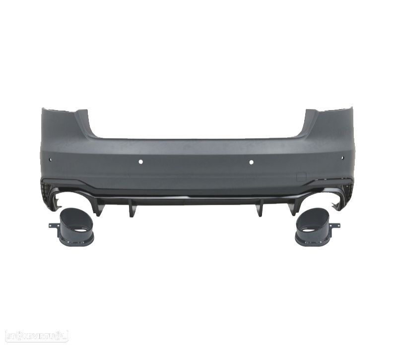 PARACHOQUE TRASEIRO AUDI A4 17-20 LOOK RS4 - 2